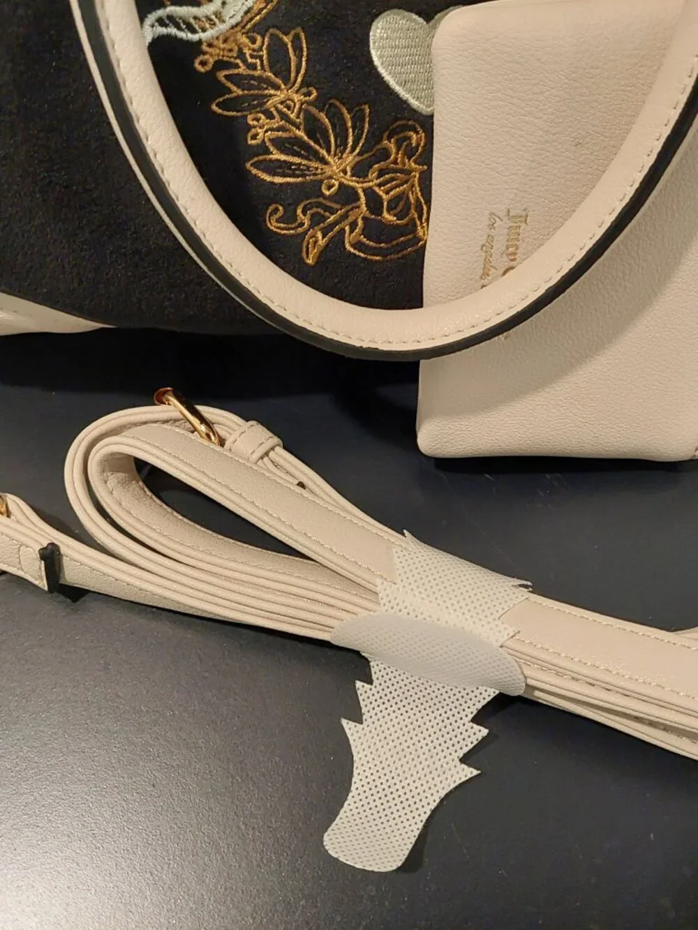 Juicy Couture Black and Cream